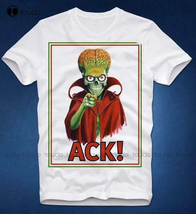 Mars Attacks Movie Tim Burton Jack Nicholson T-Shirt Unisex Men'S Women'S Tee Cotton Tee Shirt S-5Xl