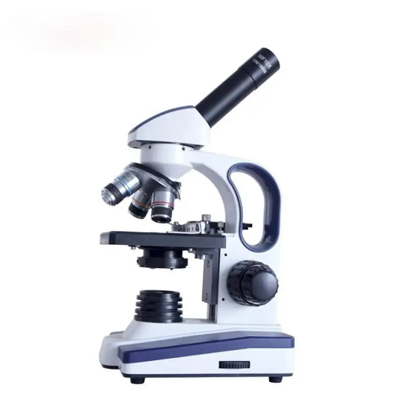 Student Microscope HD Biological Microscope 1600 Times Popular Science Sperm Experiment Portable with Electric Light Source