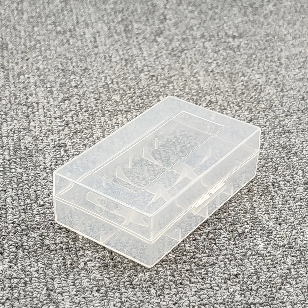 Boîte de rangement transparente pour batterie, support de batterie, boîtier en plastique, 21700, 21700, 21700, 2*21700