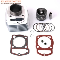 Motorcycle 56.5mm Cylinder Kit for Derbi Senda Baja 125 SM 2008- 2012 862724 125cc 124CM3 Engine 4-Stroke