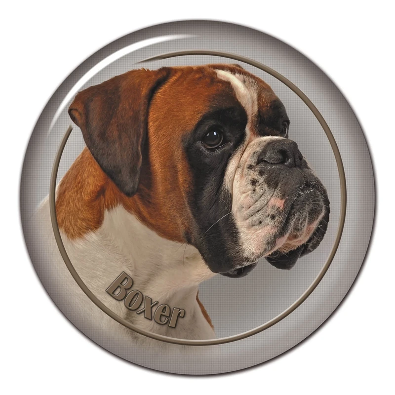 13CM PVC Decal Boxer Dog V4 Car Sticker Waterproof for Bumper Rear Window Laptop Toilet