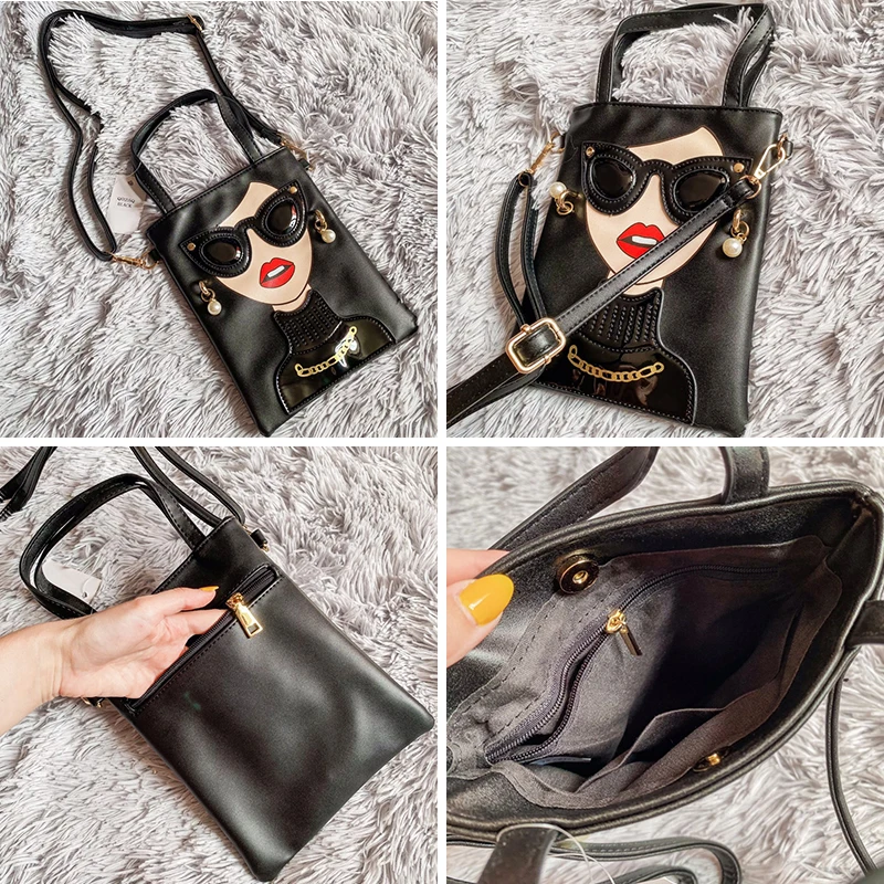Women Pattern Casual Purses and Handbags for Women Fashion Zipper Crossbody Shoulder Bag Female Clutch Designer Messenger Bag