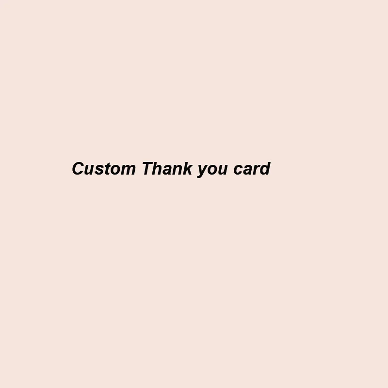 

500pcs thank you card