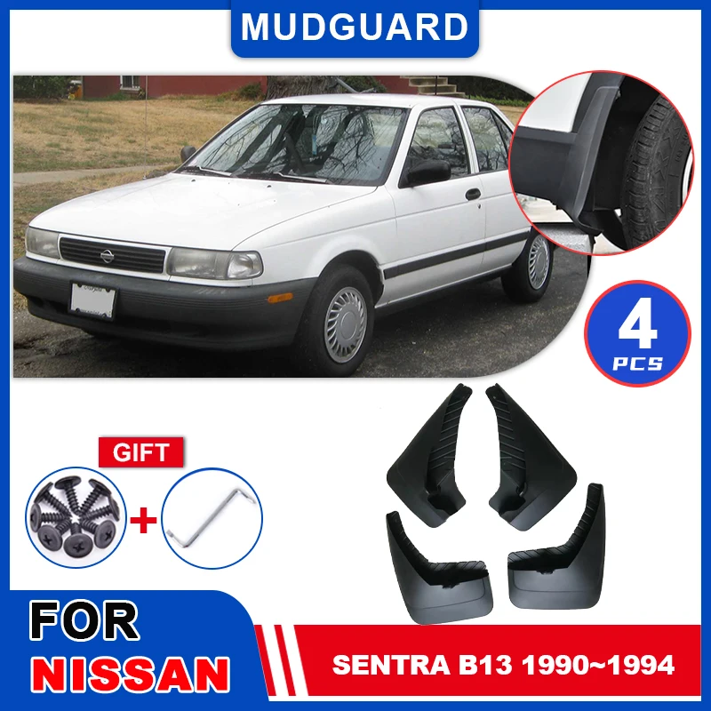 

For Nissan Sentra B13 Sunny Tsuru V16 Genesis 1990~1994 Mudguards Mudflaps Fender Mud Flap Splash Mud Guards Cover Accessories