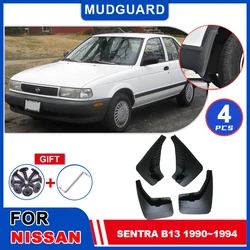 For Nissan Sentra B13 Sunny Tsuru V16 Genesis 1990~1994 Mudguards Mudflaps Fender Mud Flap Splash Mud Guards Cover Accessories