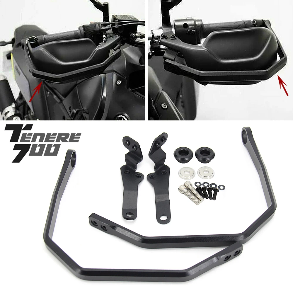 

NEW For YAMAHA TENERE 700 2019 2020 2021 Tenere700 Motorcycle Handguards Handlebar Hand Guard Protection Bracket