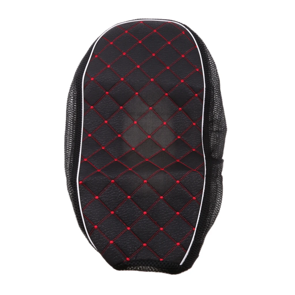 Waterproof Motorcycle Seat Cover Cushion Protection Guard Dustproof for Motorbike Car Truck Scooter, Black