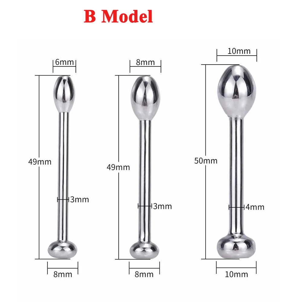 Metal Catheter Urethral Dilators Horse Eye Stimulator Penis Plug Stainless Steel Sex Toys for Men Catheters Sounds Adult Product