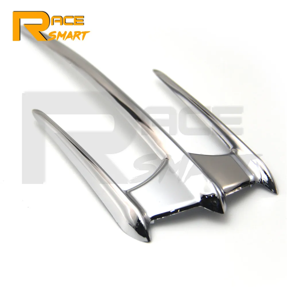 Guardabarros de motocicleta, piezas de decoración cromadas para YAMAHA V Star 1300 1100 650 All Road Star, guardabarros universales de estilo más ancho de 4 ", nuevo
