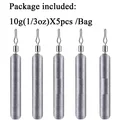 5pcs 10g sinkers