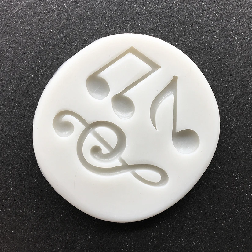 Musical Note Silicone Mold Fondant Chocolate Sugarcraft Mold Cake Decorating Tools Baking Accessories