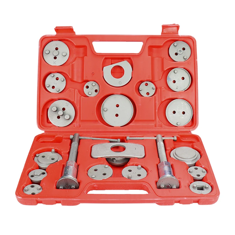 XCAN-Kit de herramientas de pistón de freno de pinza, 22 unidades, rebobinado de frenos de disco, almohadilla trasera para la mayoría de herramientas de reparación de automóviles