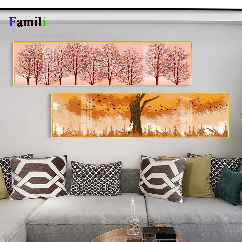 

Nordic Banner Abstract Plants Bedside Canvas Painting Posters And Prints Wall Art Pictures For Living Room Bedroom Modern Decor