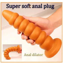 Anal dilator Huge Anal Plugs Male Silicone Big Butt Plug Anal Beads Large Dildos G spot Masturbation Sex Toys For Woman Man