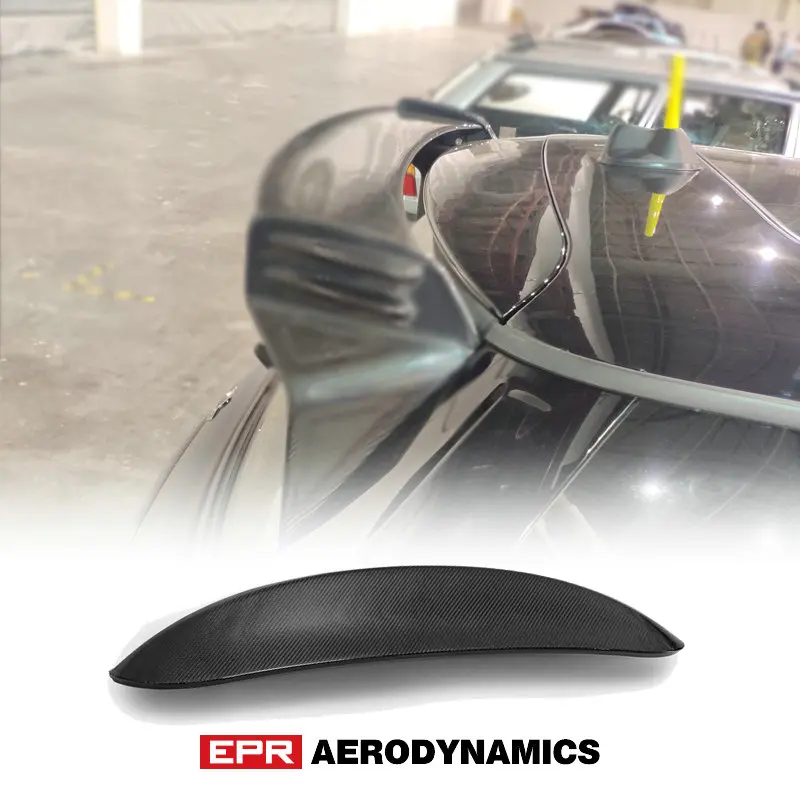 For Mini R56 Cooper S OEM Type Spoiler Carbon Roof Spoiler Rear Wing Exterior Body kits