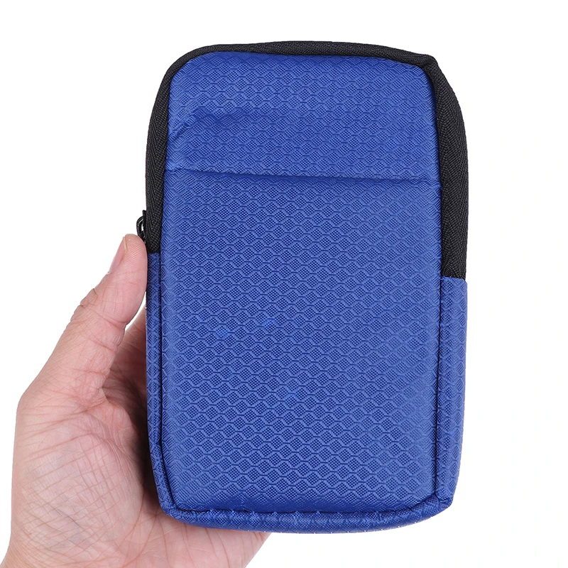 2.5 Hard Disk Case Portable HDD Protection Bag for External 2.5 inch Hard Drive/Earphone/U Disk Hard Disk Drive Case Black