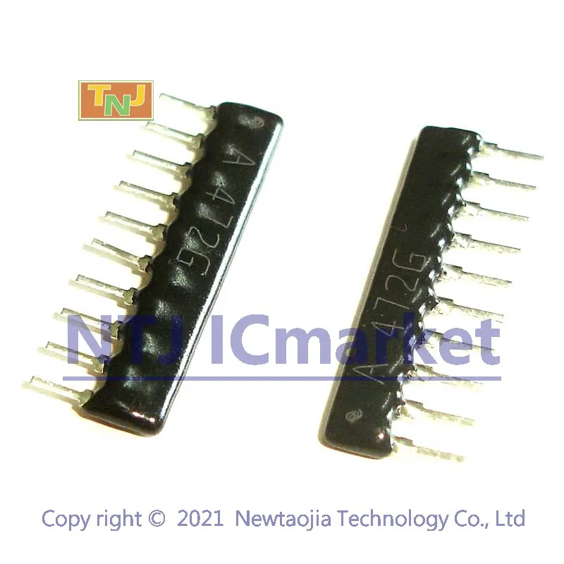 50 Pcs 10 Pin 9 Commoned Resistor Network Array A10- A , 330 330G 331 331G 332 332G 333 333G 471 471G 472 472G 473 473G 680 680G