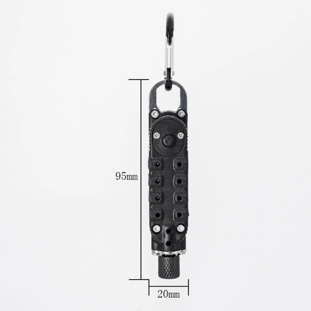 Hot Sale Magic Multifunctional Screwdriver Mini Tools Portable Pocket Keychain Screwdriver With Slot Hex Screwdriver LED Light