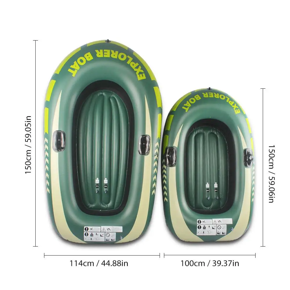 New thickened 1/2 person Doubleiatable boat fishing boat rubber boat pvc kayak Boat for Adults Fishing