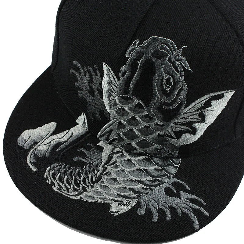 High [FLB] Brand Quality Snapback Cap Embroidery Flat Brim Baseball Cap Cotton Youth Hip Hop Cap And Hats For Men Women F137