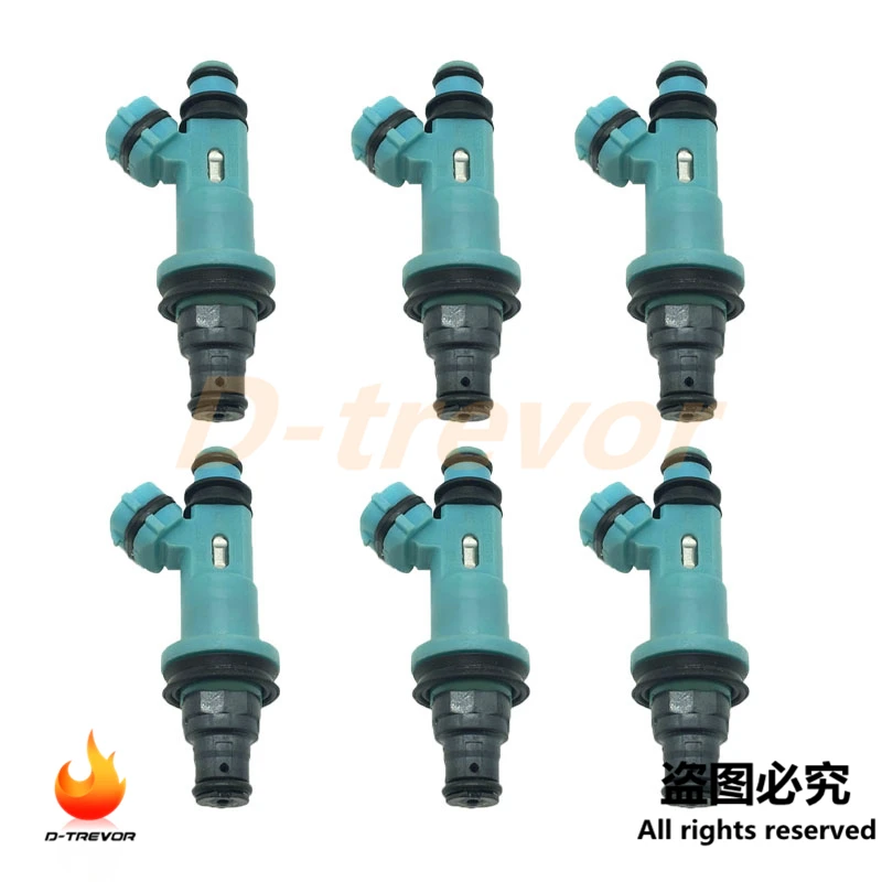 Set of 6 OEM 23250-46090 fuel injectors nozzle for for Lexus GS300 IS300 SC300 3.0L 23209-46090