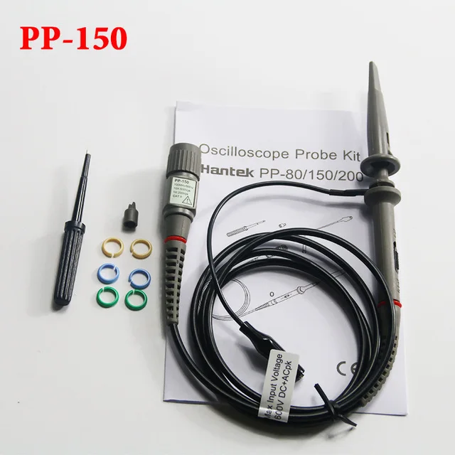 Hantek Digital Oscilloscope Probe X1 X10 100Mhz 150Mhz PP-150 PP-150B Osciloscopio Test Probes