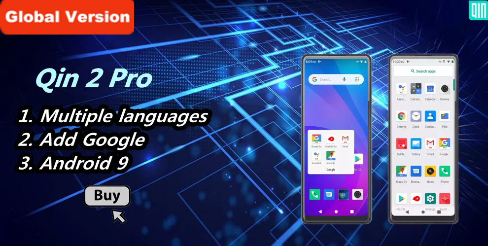 Google Available Global Version Duoqin F21 Pro Android 11 Mini Smart TouchScreen 4G Mobile Phone
