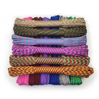New Colors High Quality Paracord 550 Rope Type III 9 Stand 100FT Paracord Cord Rope Survival kit Wholesale For Hiking Camping