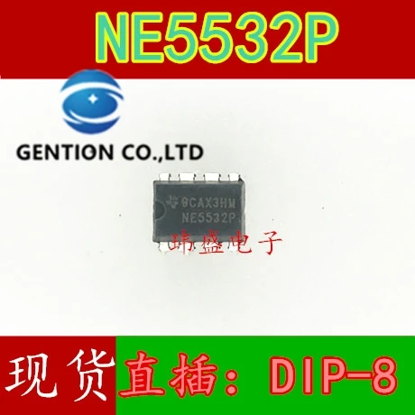 50PCS NE5532P double low noise operational amplifier DIP-8 NE5532 in stock 100% new and original