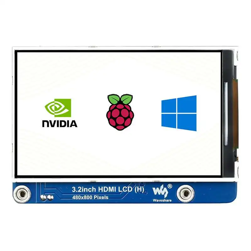 WaveShare 3.2inch IPS LCD Display (H), 480×800, Adjustable Brightness, No Touch,Support Raspberry Pi Jetson Nano