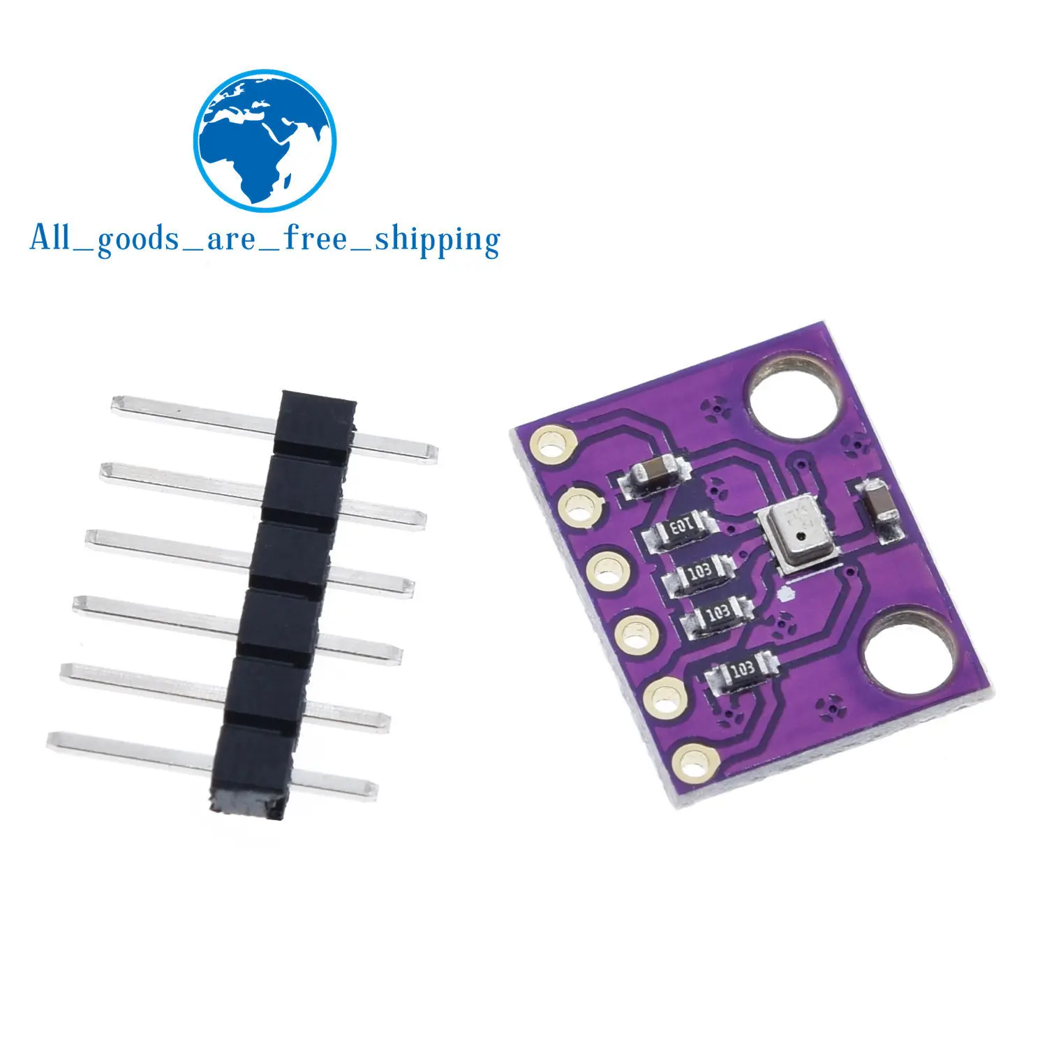 Sensor Digital de Pressão Barométrica Altitude, Alta Precisão, Módulo Atmosférico, Arduino, GY-BMP180-3.3, I2C, SPI, BMP280 3.3