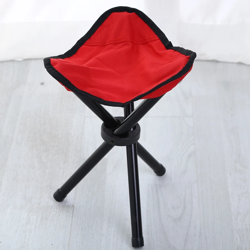 Outdoor Leisure Portable Folding Chair Three-Legged Stool Camping Travel Picnic Outdoor Activities Fishing Accessories