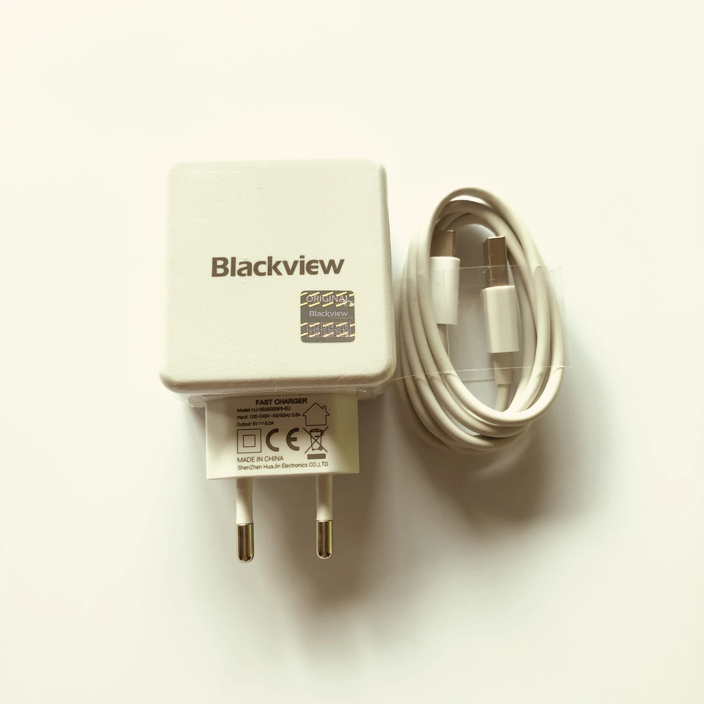 Original New Travel Charger + Type-C Cable For Blackview BV6100 Helio A22 Quad Core Free Shipping