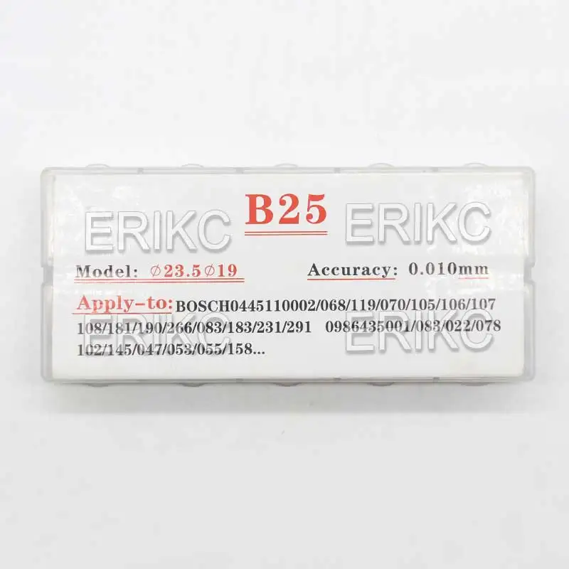 ERIKC B25 Sprayer Nozzle Adjustment Gasket b25 0.91-1.19mm Commom Rail Injector Shims Washers For Bosch Injection Repair Kit