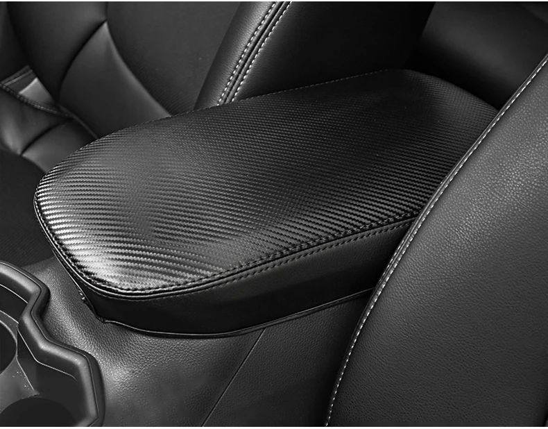 Für Toyota RAV4 XA50 2019 2020 2021 2022 2023 2024 2025 Auto Mittelkonsole Armlehnenbox PU-Leder Polster Abdeckung Zierleiste Zubehör – Detail 2