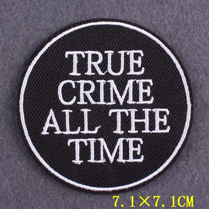 Letter Patch Iron On Patches On Clothes DIY Slogan Patches For Clothing Stickers Punk Badges Embroidery Patch Stripes Accessory