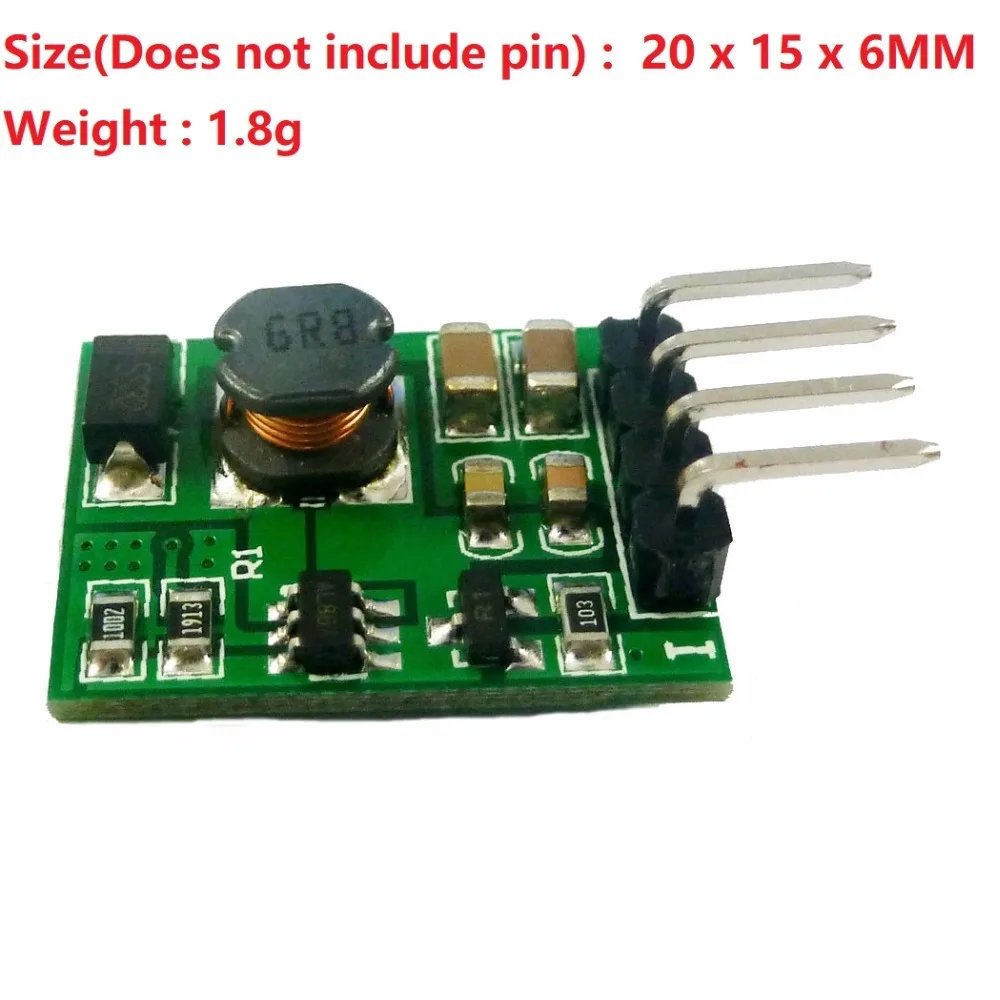 with Enable ON/OFF DC-DC 3V 3.3V 3.7V 4.2V 5V to 5V 6V 9V 12V Step-up Boost Converter Voltage Regulate Power Supply Module Board