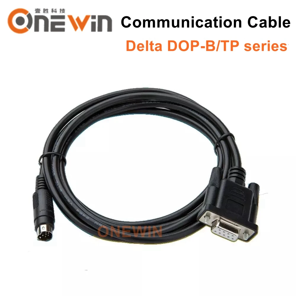 Delta DOP-B / TP Series HMI Touch Screen Connect PLC Program Cable Communication Between the PLC and HMI