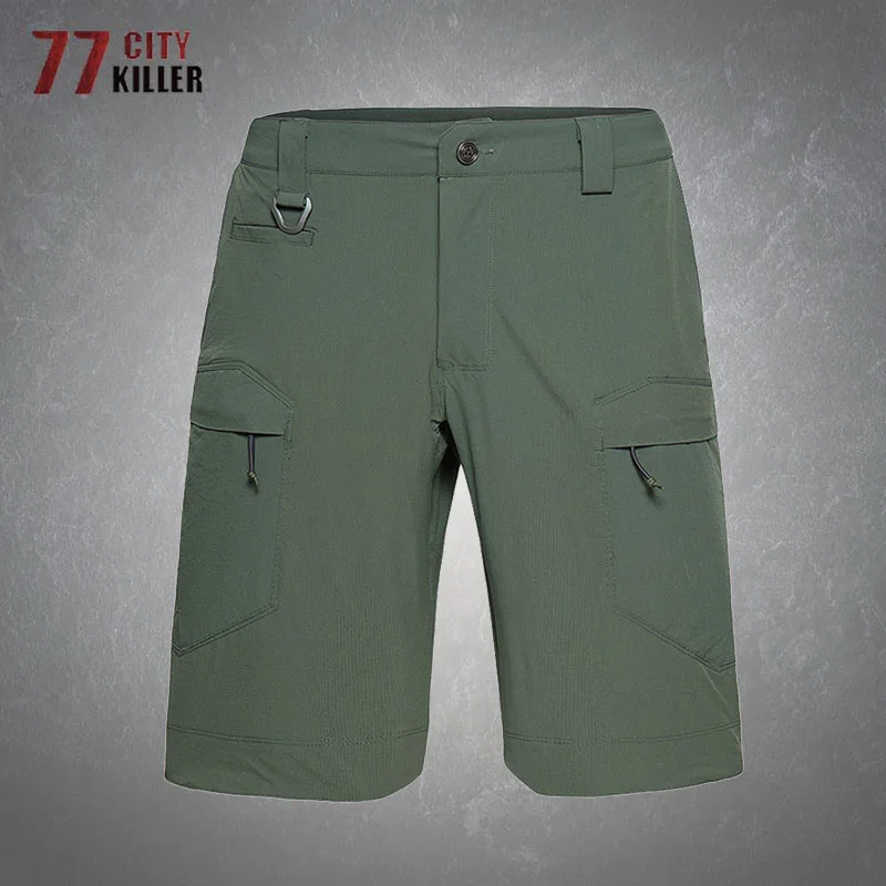 

Quick Dry Military Short Men Summer Casual Light Multi-pocket Shorts Male Outdoor Multifunctional Tactical Five-point Pants Mens