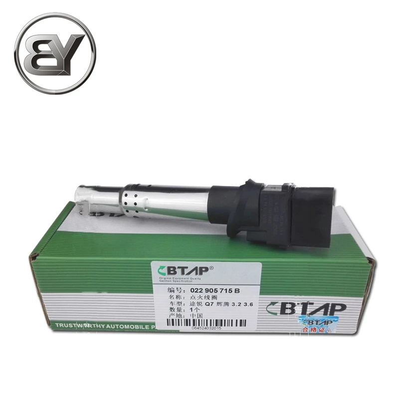 

BTAP German Specification Original Quality NEW CAR PARTS IGNITION COIL FOR GOLF TOUAREG TRANSPORTER PHAETON RABBIT 022905715B