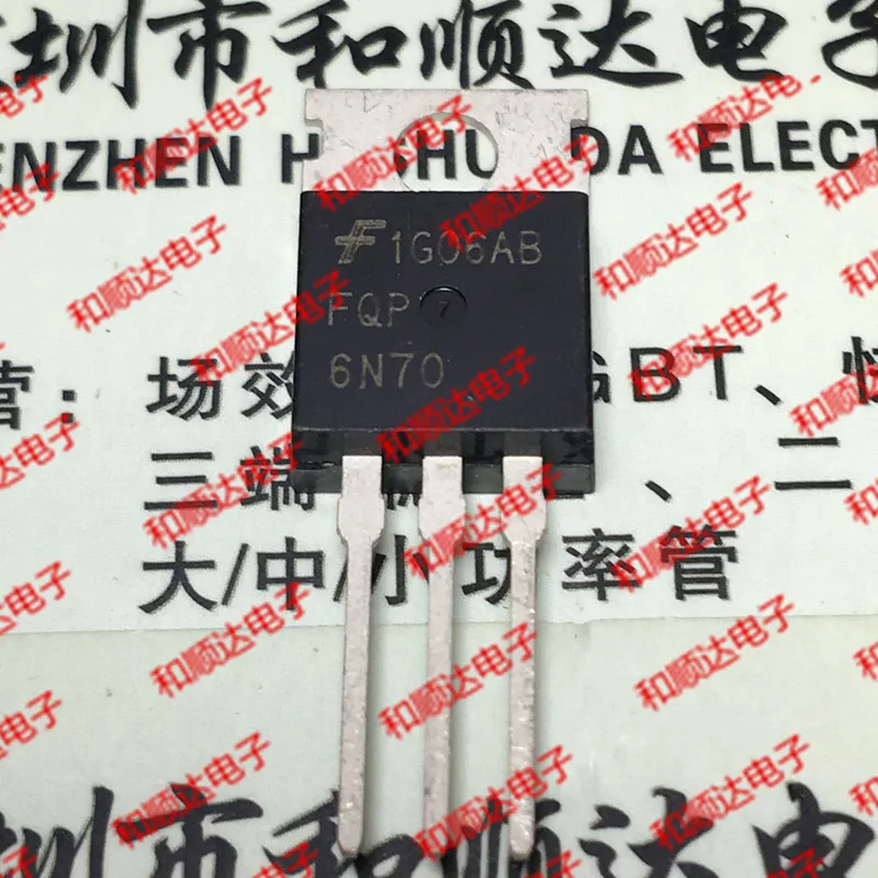 

10PCS FQP6N70 TO-220