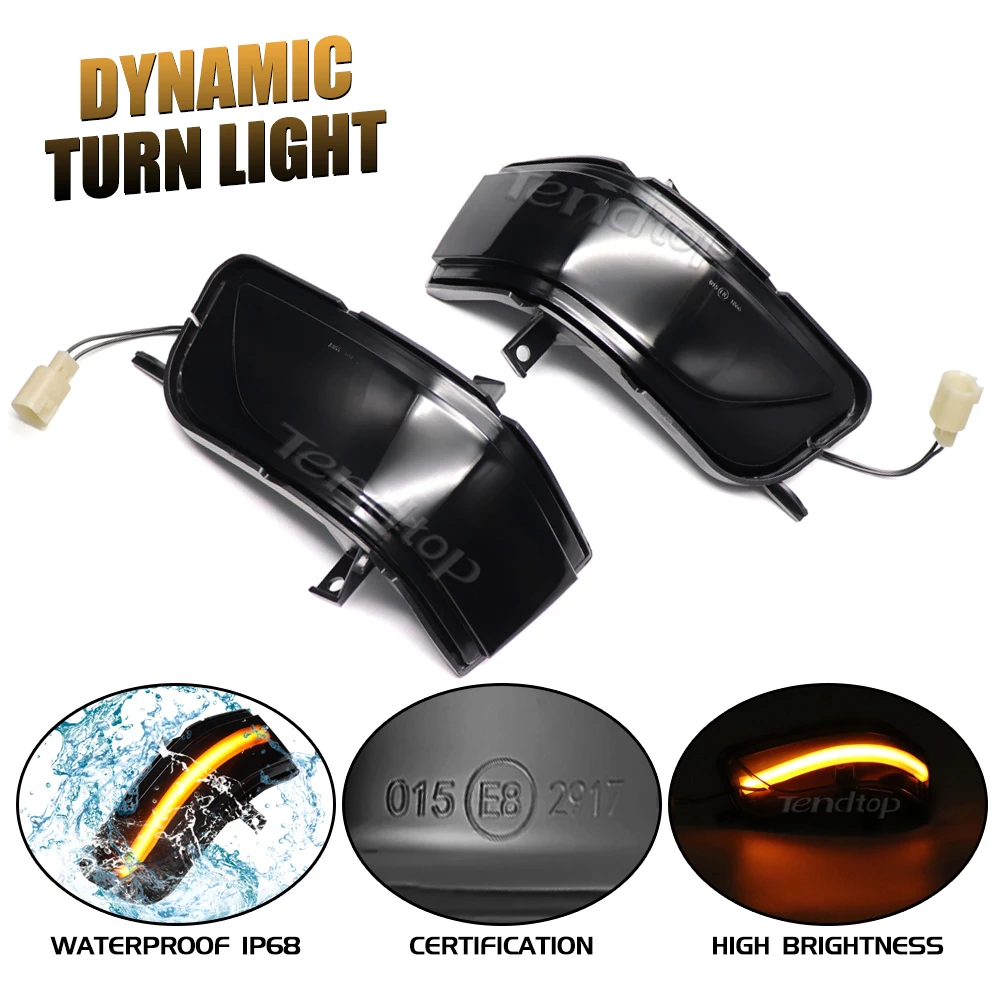 Scroll Dynamic Turn Signal Mirror Light LED Side Repeater Lamp For Honda CRV CR-V 2007 2008 2009 2010 2011 Crosstour 2012-2016