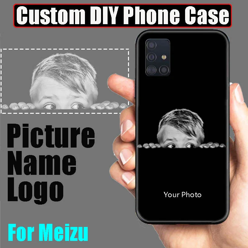 Custom Your Own Phone Case for Meizu C9 M8 X8 M8 Pro 17 16 15 Lite 16th 15th Plus Pro 5 6 7 Customized Picture Photo DIY Cases