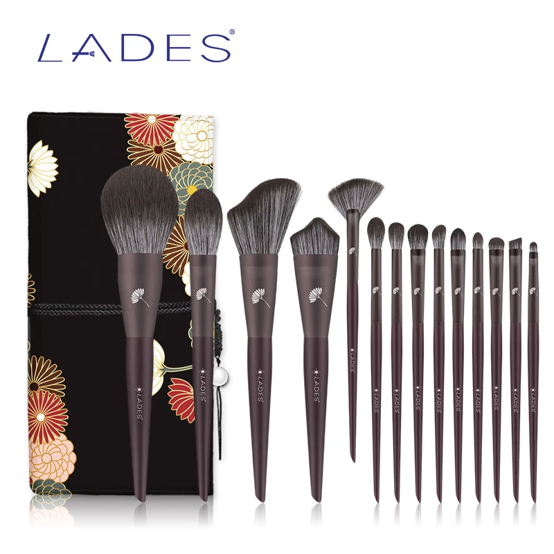 LADES 14PCS Makeup Brushes Sets Foundation Powder Blusher Make Up Brush Eyeshadow Concealer Lip Eye Women Face Beauty Tools