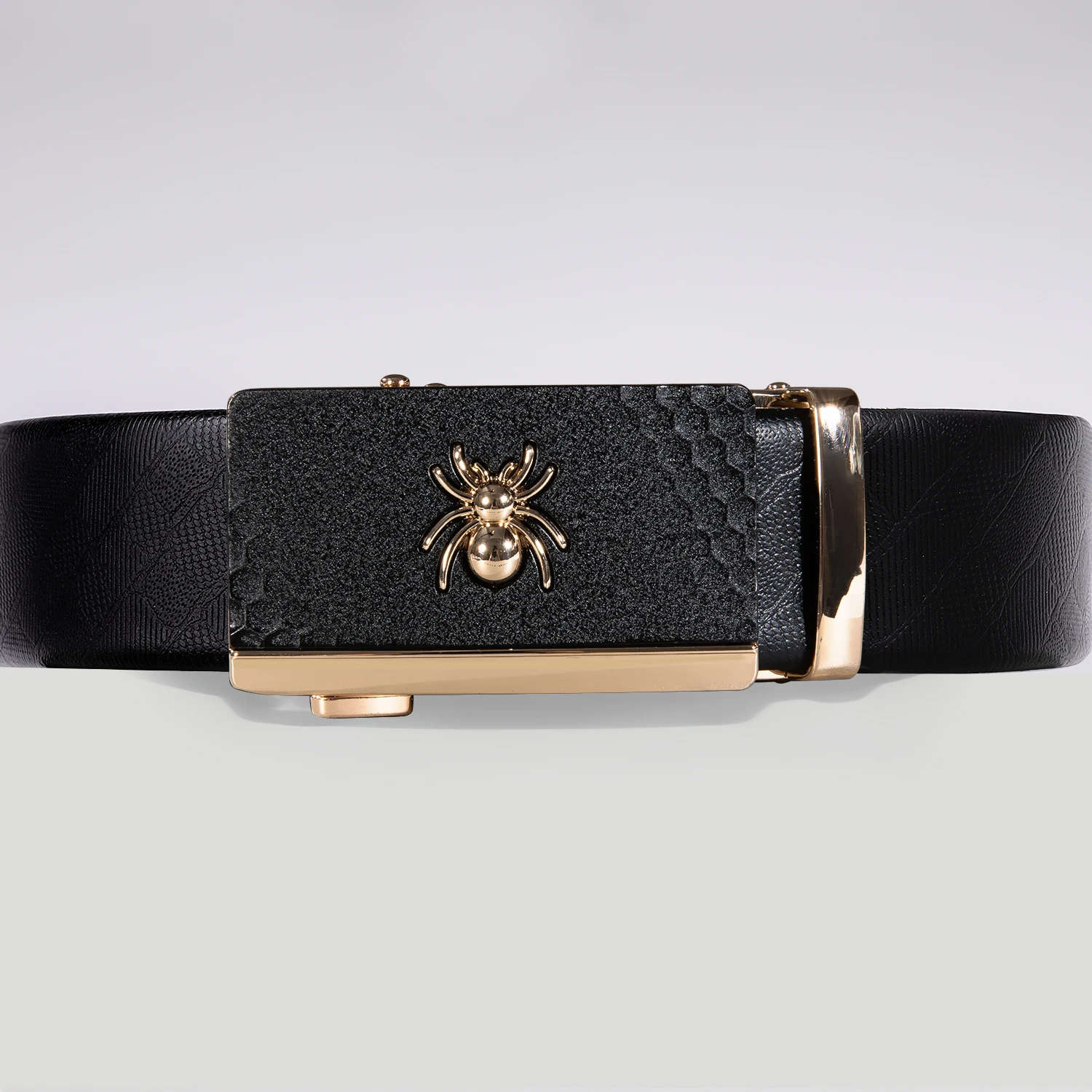 Designer Men\'s Belts Fashion Gold Spider Automatic Buckle Belts Brand Genuine Leather Belts Men Business Trouser Strap DiBanGu