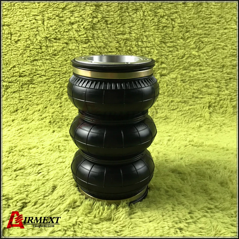 

AIRMEXT SN130210BL3-H(no air port)/ open encplate triple air suspension /airspring bellow rubber airspring airride shock absorbe