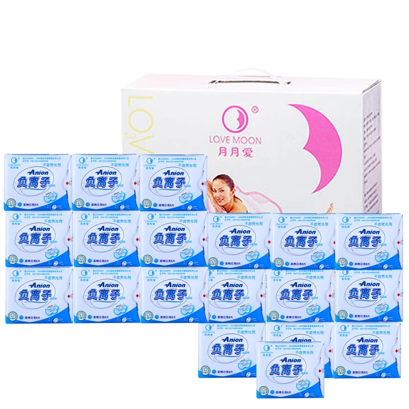 19Packs Organic Pads Ultra Thin Period Pads with Wings Super Absorbency Sanitary Pads for Women100% Cotton Panties Gasket