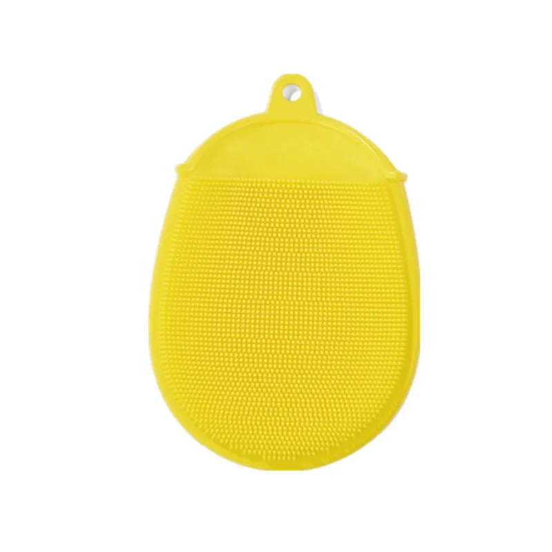 Soft Silicone Baby Shower Bath Brush Massage Glove Wash Pad Face Exfoliating Blackhead Facial Clean Shampoo Brush Bath Flower