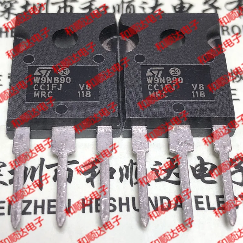 

10PCS W9NB90 STW9NB90 TO-247 900V 9A