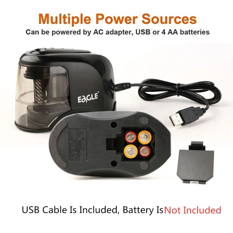 전기 연필 깎이 예술가를위한 최고의 헤비 듀티 헬리컬 스틸 블레이드 어린이 성인 색연필